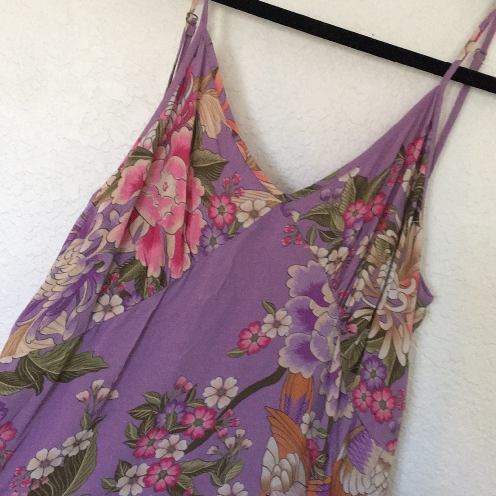 GORGEOUS PURPLE FLORAL DRESS